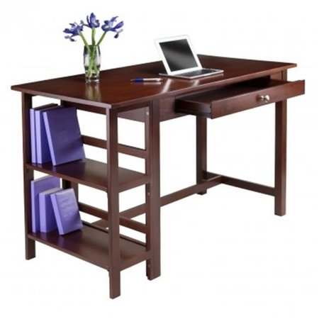 Winsome Winsome 94550 Velda Writing Desk with 2 Shelves 94550
